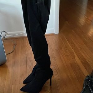 Women’s Black Over The Knee Boots - size 10